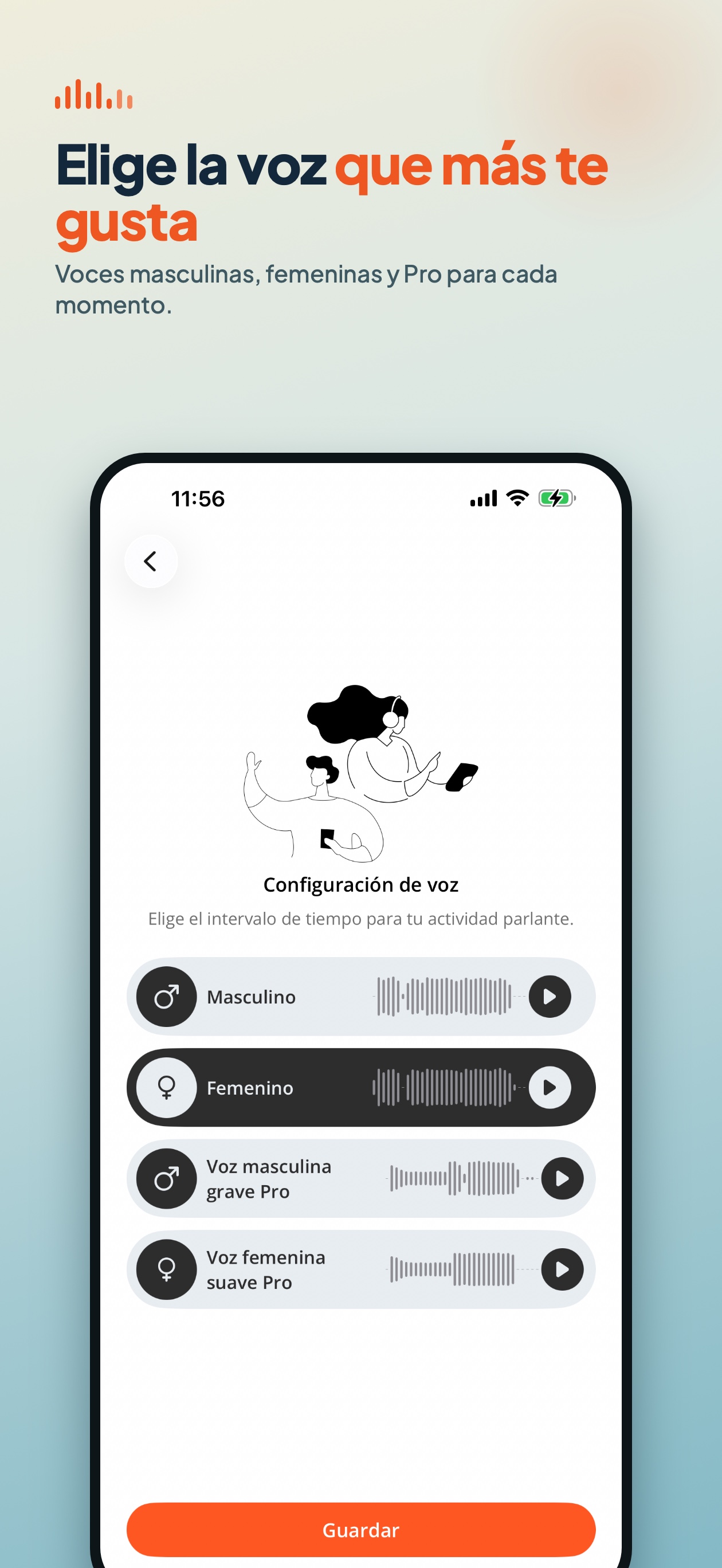 Speaking Clock with Voice screen 13